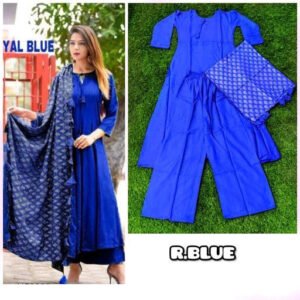 kurta set bottom wear blue - arien-trends