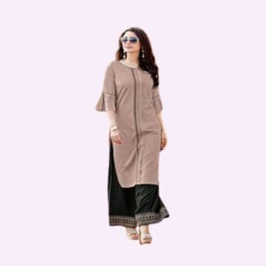 Heavy Kurta plazzo set - arien trends