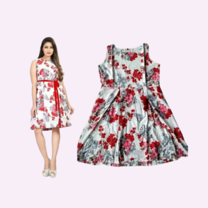 Myhra Stylish American Crepe Dress - arien Trends