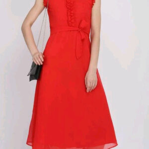 Stylish American Georgette & Hosiery Solid Dresses - S-1511413-Arien-Trends